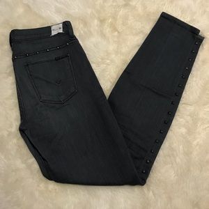 Gray Hudson studded jeans
